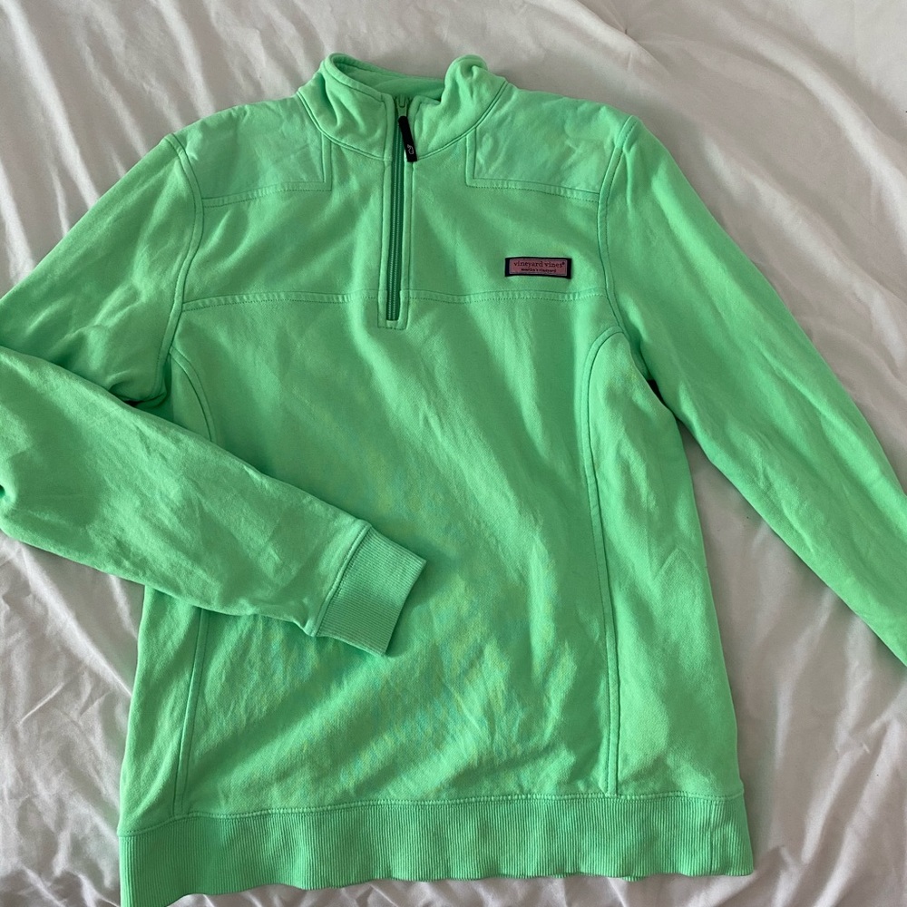 NWOT Lime Green Vineyard Vines Shep Shirt